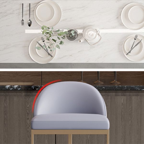 Mesa de pub rectangular de lujo juego 1/2/3/5 piezas Mesa de mostrador de piedra sinterizada con heces