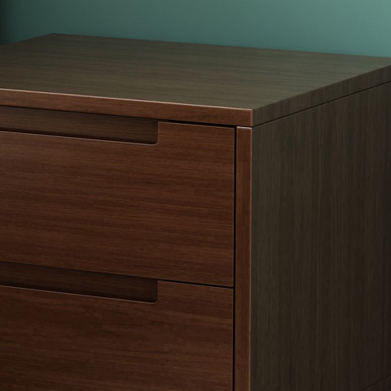 Zeitgenössische massive Holz Nachttischschubladen Betsttisch Beine enthalten