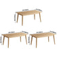 Modern Style Rubberwood Solid Wood Dining Table Brown Rectangle Table with 4 Legs for Home Use Clearhalo ' dining_table' 'Dining Tables & Seating' 'Dining Tables' 'furn' 'furn_dining_table' 'Furniture' 'furniture_dining_table' 'Kitchen & Dining Furniture' 'kitchen&dining_furn' 'kitchen' 'kitchen_dining_table' 1200x1200_857014fa-dcd8-4dfb-9f86-542b5d21058d