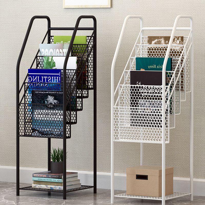 5-Shelf Metal Ladder Bookcase Contemporary Book Shelf,36.2'' H x 12.2'' W Clearhalo 'Bookcases' 'furn' 'furn_bookcases' 'Furniture' 'furniture_bookcases' 'kitchen' 'kitchen_bookcases' 'Living Room Furniture' 'Office Furniture' 1200x1200_8570e262-82fd-4da8-bf65-884992b04849