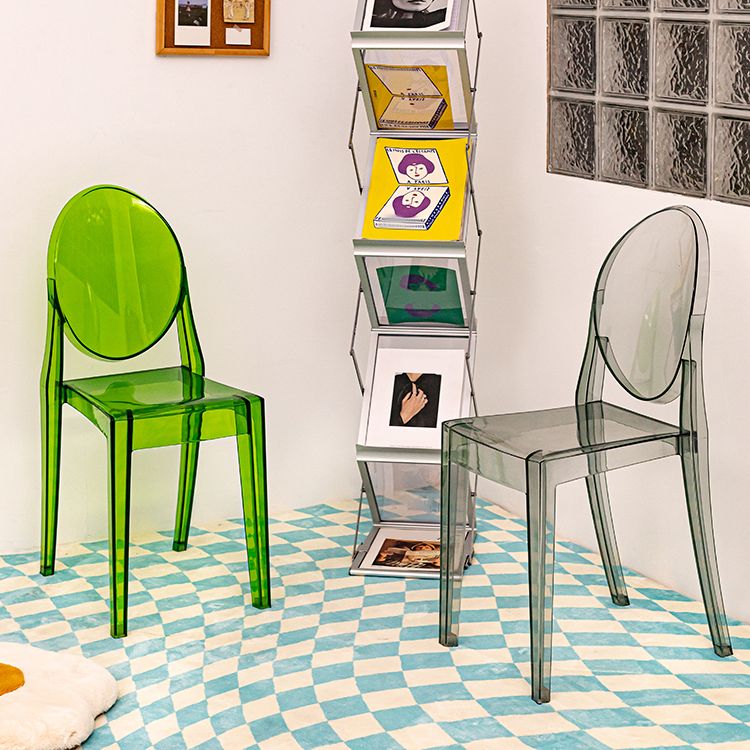 Scandinavian Stackable Plastic Side Chairs Open Back Side Chair Clearhalo 'Dining Chairs' 'Dining Tables & Seating' 'dining_chair' 'furn' 'furn_dining_chair' 'Furniture' 'furniture_dining_chair' 'Kitchen & Dining Furniture' 1200x1200_8573233c-791a-4e51-a791-029808852ed1