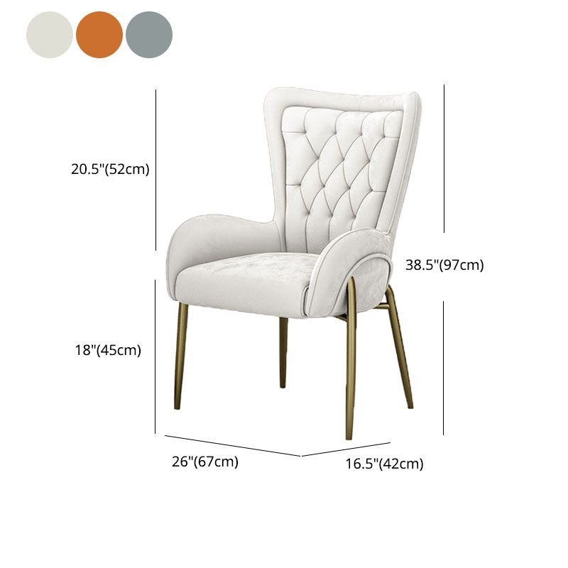 Mid Back Iron Base Office Chair Upholstered Task Chair with 4-Leg Clearhalo 'furn' 'furn_office_chair' 'Furniture' 'Office Chairs' 'Office Furniture' 'office_chair' 1200x1200_85734efa-9995-4e83-b30c-1daa4fb64e47