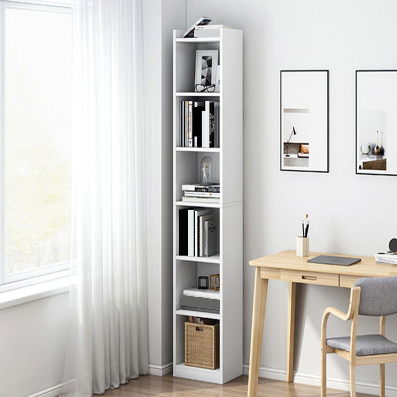 Modern Manufactured Wood Standard Bookshelf Vertical Closed Back Bookcase for Home Clearhalo 'Bookcases' 'furn' 'furn_bookcases' 'Furniture' 'furniture_bookcases' 'Office Furniture' 1200x1200_85749973-6520-4976-aff9-ef7ebc84920e