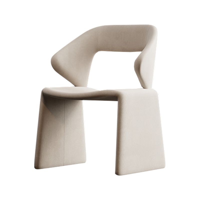 Chaises de restauration et d'accentuation rembourrées et en velours ouvrir en velours pour la maison