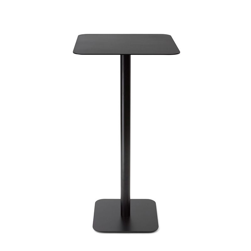 Mid-Century Round Corner Table Metal Pedestal Sofa Side End Table