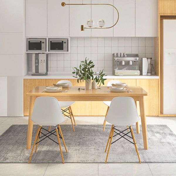 Solid Wood Contemporary Rectangle Table Wood Top Table for Kitchen Clearhalo ' dining_table' 'Dining Tables & Seating' 'Dining Tables' 'furn' 'furn_dining_table' 'Furniture' 'furniture_dining_table' 'Kitchen & Dining Furniture' 'kitchen&dining_furn' 'kitchen' 'kitchen_dining_table' 1200x1200_8574dfba-f2e5-4d5f-a762-bb98911e0ea3