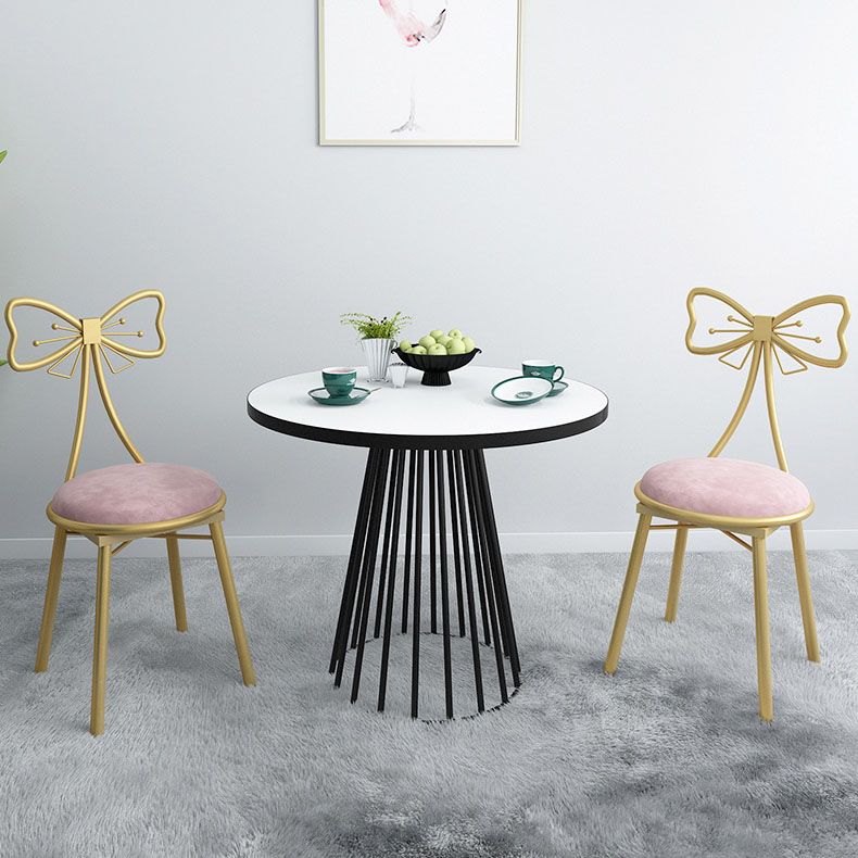 Nordic Design Armless Open Back Chairs Upholstered Side Chairs Clearhalo 'Dining Chairs' 'Dining Tables & Seating' 'dining_chair' 'furn' 'furn_dining_chair' 'Furniture' 'furniture_dining_chair' 'Kitchen & Dining Furniture' 1200x1200_857a899c-a4c4-4388-9628-0cee3c1a44cb