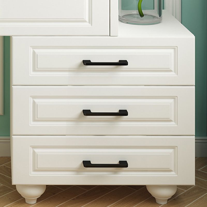 Wit Mirrored ijdelheid slaapkamer make-up ijdelheid 3-delige tafel set