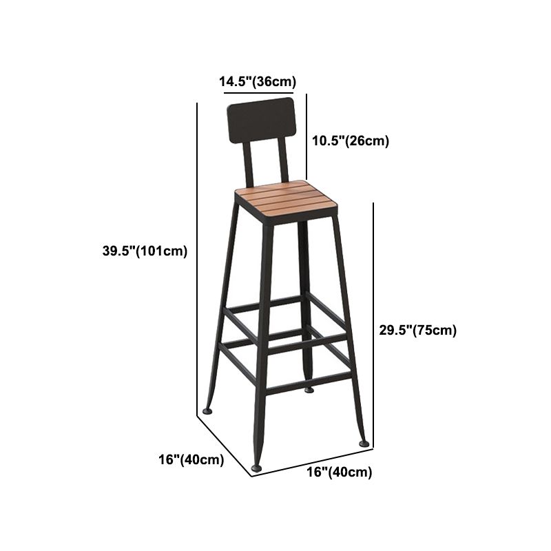 Set tavolo da bar industriale in legno Set bancone fisso da 1/2/5 pezzi per uso domestico