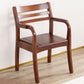 Wood Ladder Back Dining Armchair Traditional Rubberwood Arm Single Chair Clearhalo ' kitchen&dining_furn' 'Dining Chairs' 'Dining Tables & Seating' 'dining_chair' 'furn' 'furn_dining_chair' 'Furniture' 'furniture_dining_chair' 'Kitchen & Dining Furniture' 'kitchen' 1200x1200_85804640-2fe7-4ed6-9b39-7d48dd836846
