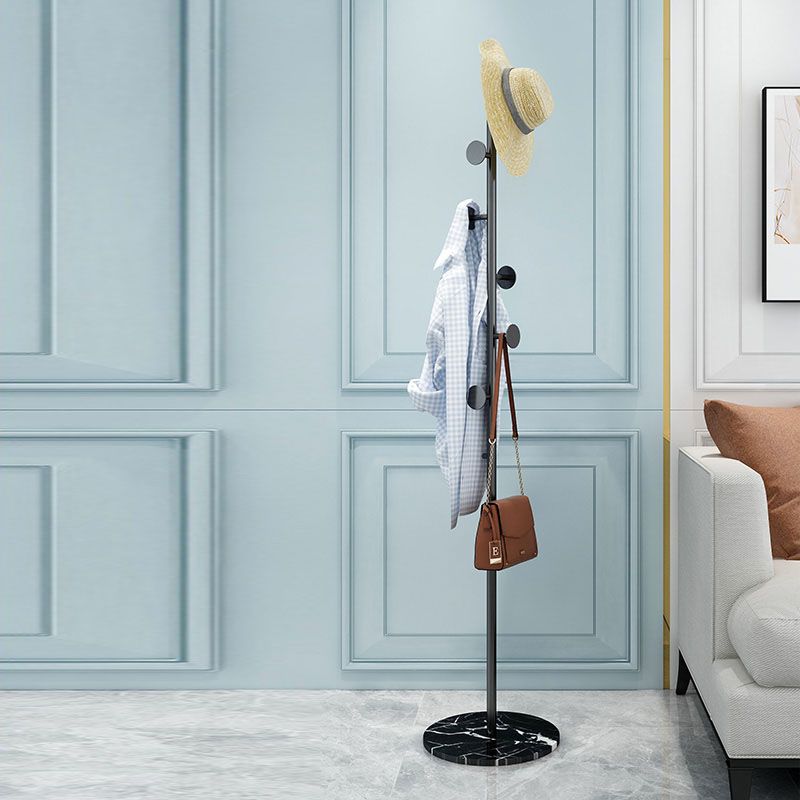 Gorgeous Metal Coat Rack Designer Marble Bottom Coat Rack With Coat Hooks Clearhalo 'Entry & Mudroom Furniture' 'furn' 'furn_hall_tree_coat_racks' 'Furniture' 'Hall Trees & Coat Racks' 'hall_tree_coat_racks' 1200x1200_85842107-a01f-45e5-aeff-413044e87cee