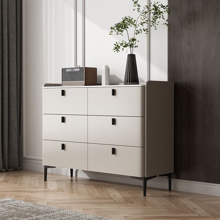 Engineered Wood Sideboard Modern Stone Countertop Buffet Table with Drawer for Living Room Clearhalo 'buffet_sideboard' 'Buffets & Sideboards' 'furn' 'furn_buffet_sideboard' 'Furniture' 'furniture_buffet_sideboard' 'Kitchen & Dining Furniture' 1200x1200_8585671e-95ee-4927-9591-1f40032779fb