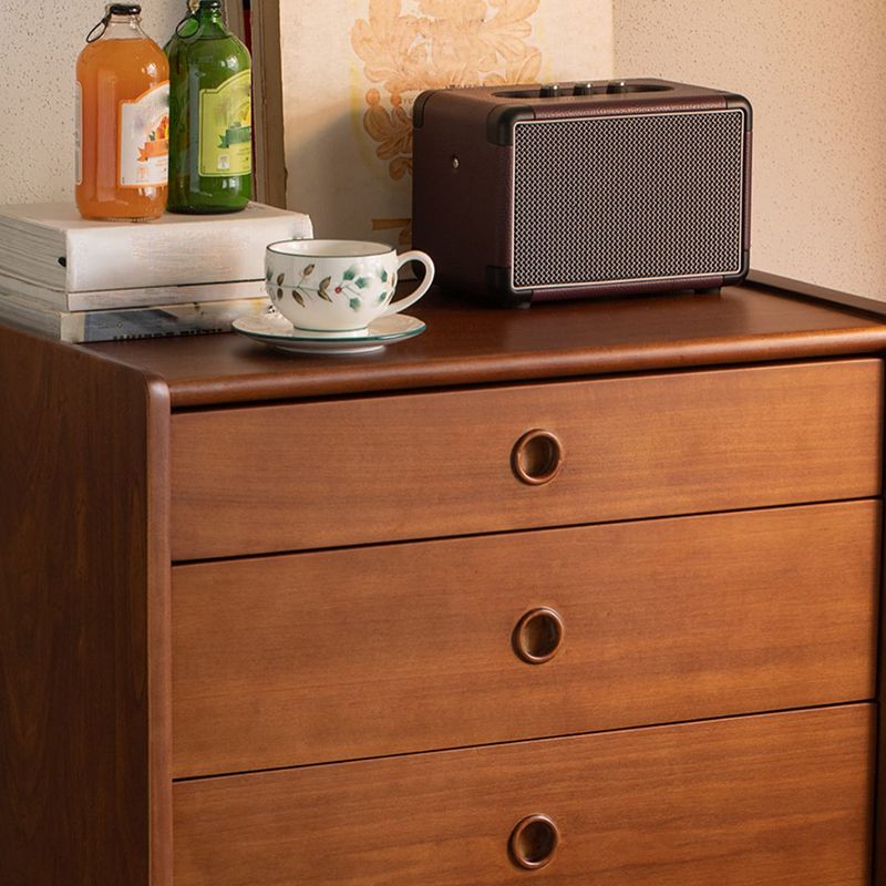 Minimal Rectangle Wood Side Cabinet Soft Close Drawers Storage Cabinet Clearhalo 'Cabinets & Chests' 'cabinets_chests' 'furn' 'furn_cabinets_chests' 'Furniture' 'Living Room Furniture' 1200x1200_85882611-148d-4deb-9989-39dd95b90c70