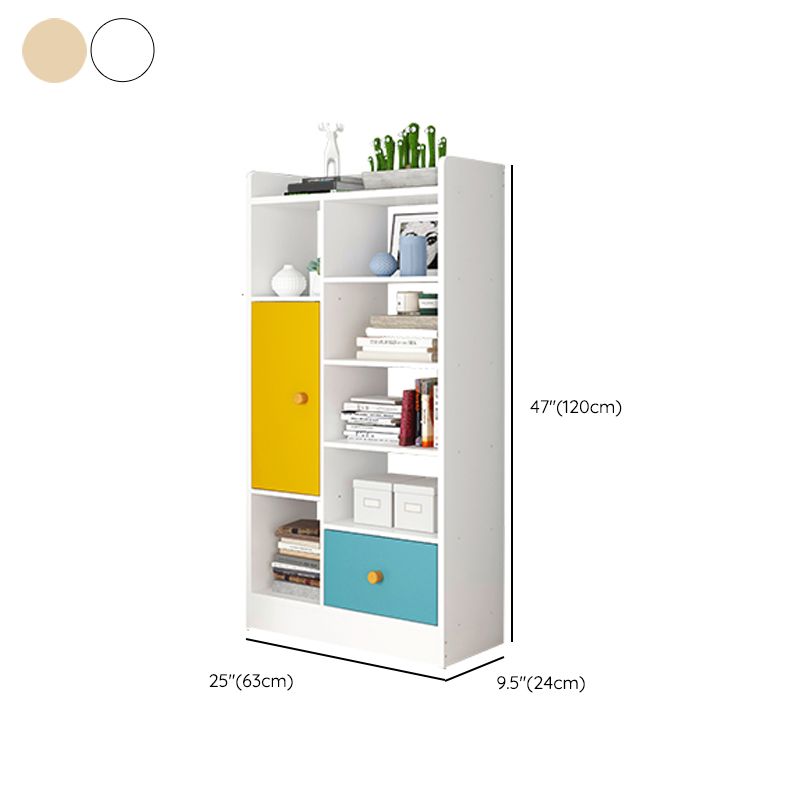 Contemporary Vertical Open Shelf Bookcase Engineered Wood Home Book Shelf with Shelves Clearhalo 'Bookcases' 'furn' 'furn_bookcases' 'Furniture' 'Office Furniture' 1200x1200_858a9457-66f9-44a7-97a0-def4a30a7e99