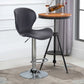 Nordic Indoor Barstool Metal Adjustable Swivel Tall Stool with Upholstered Clearhalo 'Bar Furniture' 'Bar Stools' 'bar_stools' 'furn' 'furn_bar_stools' 'furniture_bar_stools' 'Kitchen & Dining Furniture' 'kitchen&dining_furn' 'kitchen' 'kitchen_furn' Furniture' 1200x1200_858e4b1c-c093-4953-b35a-4ffba93de5f3