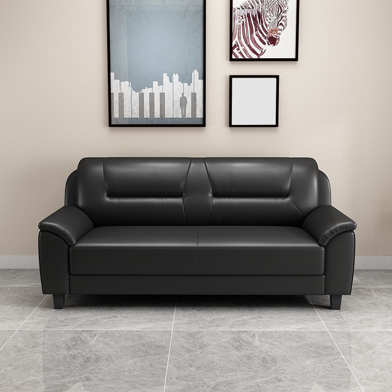 Pillow Top Arm Sofa 55.12"/70.87" W Faux Leather 3-Seat Loveseat Clearhalo 'furn' 'furn_sofas' 'Furniture' 'furniture_sofas' 'kitchen' 'kitchen_sofas' 'Living Room Furniture' 'Sofa' 'sofas' 1200x1200_858f6edf-4a74-4b35-bfb3-5572cc1ae9aa