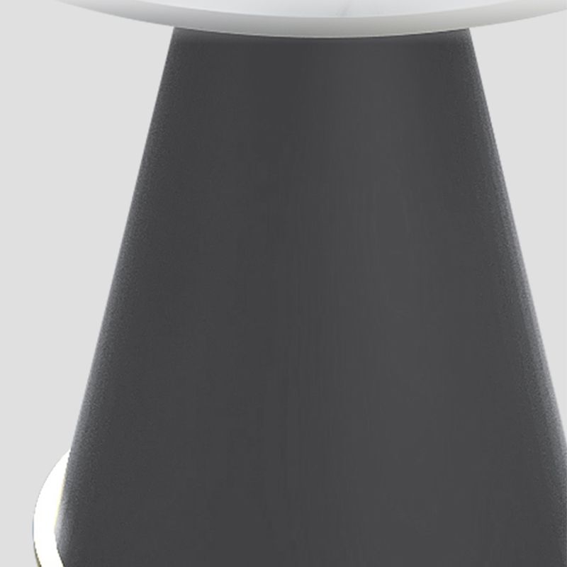 22" Tall Round Slate Top End Table Modern Metal Pedestal Table Clearhalo 'Coffee & Accent Tables' 'End & Side Tables' 'end_side_tables' 'furn' 'furn_end_side_tables' 'Furniture' 'Living Room Furniture' 1200x1200_858f7f61-fea7-4a92-8d4b-1f081d8c3144