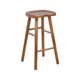 Solid Wood Counter Height Stools Modern Armless Counter Stools