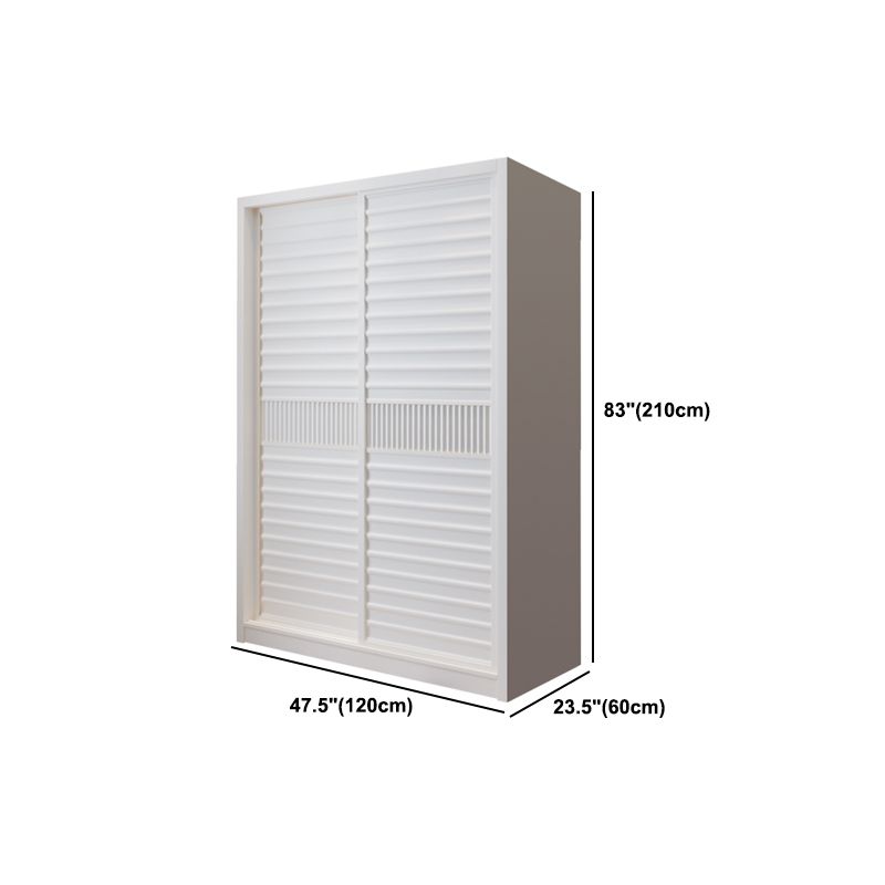 Armario blanco moderno Armario Armario de madera Gabinete con estantes