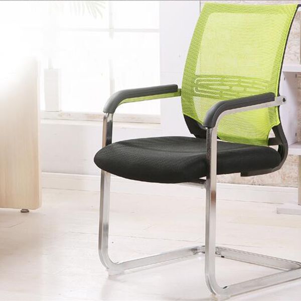 21"W Contemporary Arm Chair Black Breathable AirGrid Upholstered Desk Chair Clearhalo 'furn' 'furn_office_chair' 'Furniture' 'Office Chairs' 'Office Furniture' 'office_chair' 1200x1200_8595de86-bfba-48eb-95c0-2ec9908a01e5