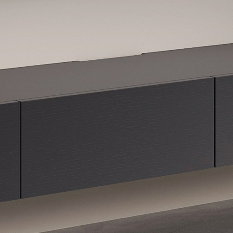 Modern Wall-mounted TV Media Stand 16" W Wood Black TV Stand with Drawers Clearhalo 'furn' 'furn_tv_stands_entertainment_centers' 'Furniture' 'Living Room Furniture' 'TV Stands & Entertainment Centers' 'TV Stands & Media Storage Furniture' 'tv_stands_entertainment_centers' 1200x1200_8596101c-1019-40da-8fb2-75639e84dcd7