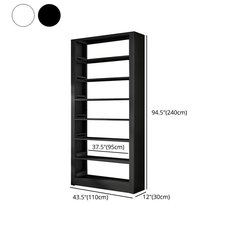 7 Shelf Metal Bookcase Contemporary Open Bookshelf for Home Office Clearhalo 'Bookcases' 'furn' 'furn_bookcases' 'Furniture' 'furniture_bookcases' 'Office Furniture' 1200x1200_85977a92-5572-4d6a-aacd-cf39399445ec