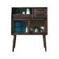 2 Doors 3 Drawers Sideboard Wood Simple Cupboard for Living Room