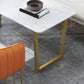 Glam Style Sintered Stone Dining Set 1/2/3/4/5 Pieces Dining Table Set for Home Use Clearhalo 'Dining Room Sets' 'Dining Tables & Seating' 'dining_room_set' 'furn' 'furn_dining_room_set' 'Furniture' 'Kitchen & Dining Furniture' 1200x1200_859828ea-2f0b-43fd-adc3-084bb7d89d29