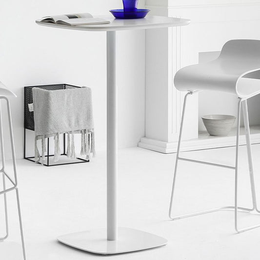 Tavolo da barretto in metallo e glam legno con base di piedistallo