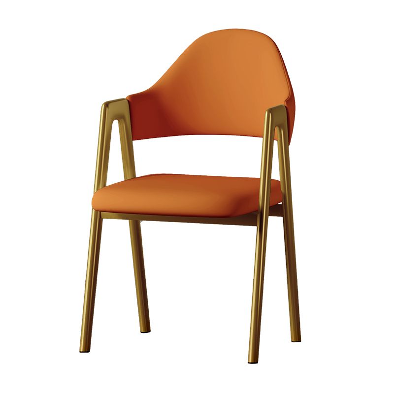 Silla de brazo tapizado contemporáneo en el hogar silla de comedor en casa