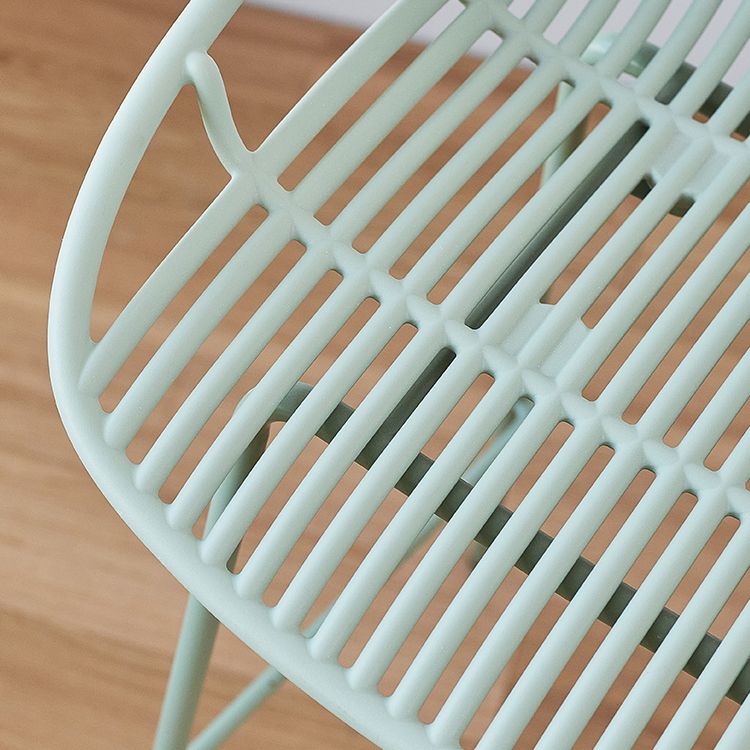 Contemporary Matte Finish Iron Bar Stool Footrest Restaurant Stool Clearhalo 'Bar Furniture' 'Bar Stools' 'bar_stools' 'furn' 'furn_bar_stools' 'Furniture' 'furniture_bar_stools' 'Kitchen & Dining Furniture' 1200x1200_85a4bbef-6c4c-4a7f-8bdd-5329d63ca312