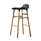 Scandinavian Solid Wood Legs Bar Stool Armless Plastic Bar Stool for Living Room Clearhalo 'Bar Furniture' 'Bar Stools' 'bar_stools' 'furn' 'furn_bar_stools' 'Furniture' 'Kitchen & Dining Furniture' 1200x1200_85a66f6f-19d2-4dff-af66-dc559e5e0aea