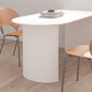Solid Wood Modern Free Form Dining Table Marble Top Table for Dining Room Clearhalo ' dining_table' 'Dining Tables & Seating' 'Dining Tables' 'furn' 'furn_dining_table' 'Furniture' 'furniture_dining_table' 'Kitchen & Dining Furniture' 'kitchen&dining_furn' 'kitchen' 'kitchen_dining_table' 1200x1200_85a67c6f-9784-4881-84a6-13b8d5296cd9