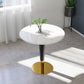 Round Marble Dinette Table Traditional Luxury Dinner Room Table for Indoor Clearhalo ' dining_table' 'Dining Tables & Seating' 'Dining Tables' 'furn' 'furn_dining_table' 'Furniture' 'furniture_dining_table' 'Kitchen & Dining Furniture' 'kitchen&dining_furn' 'kitchen' 'kitchen_dining_table' 1200x1200_85a84d1a-7d68-4807-8c5a-6fea1a7d1092