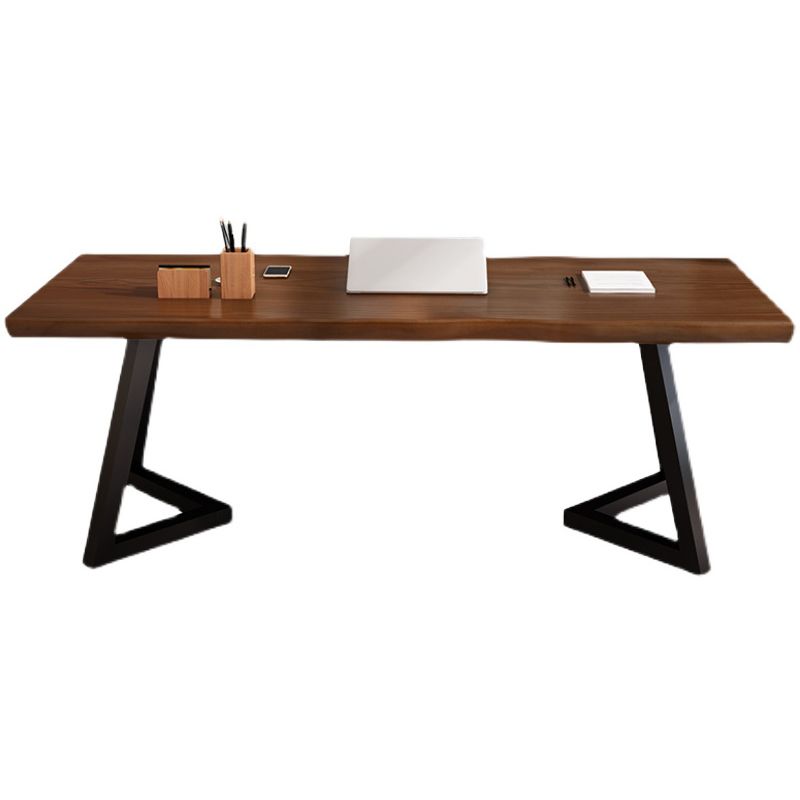 Rectangle Shape Office Table Industrial Rectangle Working Desk Clearhalo 'furn' 'furn_office_desk' 'Furniture' 'furniture_office_desk' 'Office Desks' 'Office Furniture' 'office_desk' 1200x1200_85abf3c7-5140-44f5-8878-78c1953c9418