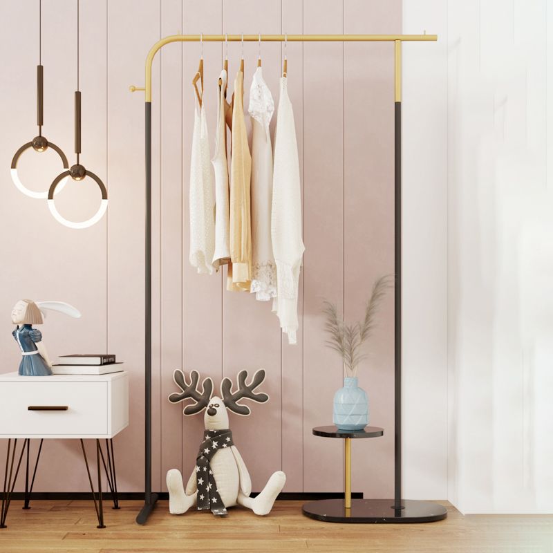 Simplicité Metal Hall Tree Tree Standing Coat Rack avec crochet de manteau