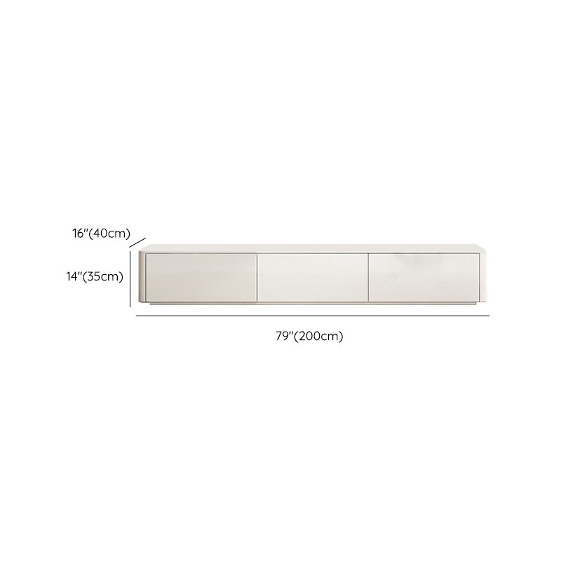 Faux Wood Media Console Contemporary White TV Stand Console with Drawers Clearhalo 'furn' 'furn_tv_stands_entertainment_centers' 'Furniture' 'Living Room Furniture' 'TV Stands & Entertainment Centers' 'TV Stands & Media Storage Furniture' 'tv_stands_entertainment_centers' 1200x1200_85af2a25-bee9-46bf-a346-71ac21f6e571