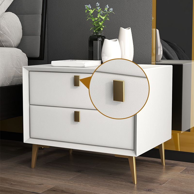 Solid Wood Drawer Storage 18.5" Tall Nightstand With 2 Drawers Clearhalo 'Bedroom Furniture' 'furn' 'furn_night_stand' 'Furniture' 'night_stand' 'Nightstands' 1200x1200_85af3e9b-6b60-4e1f-b68d-983636f7ee2f