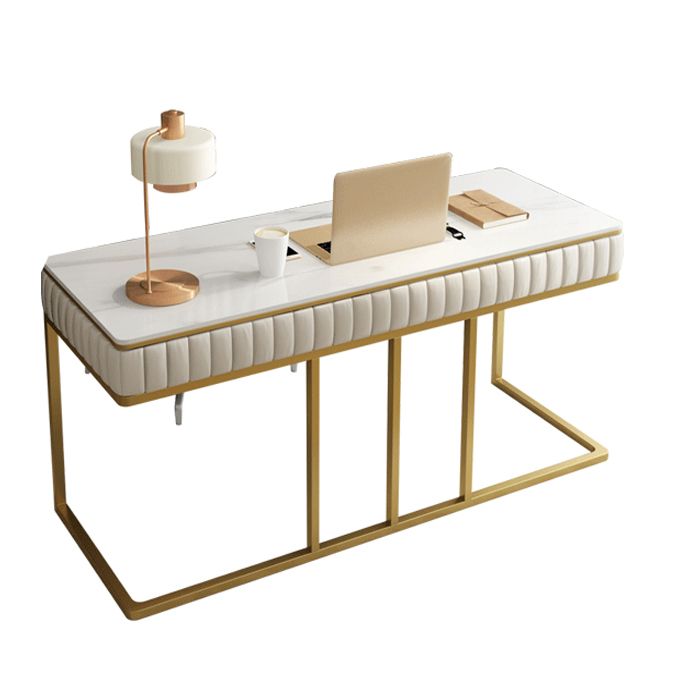 Descrito de la oficina de 1 cortesía de Glam Style Metal Writing Writing Desk for Office