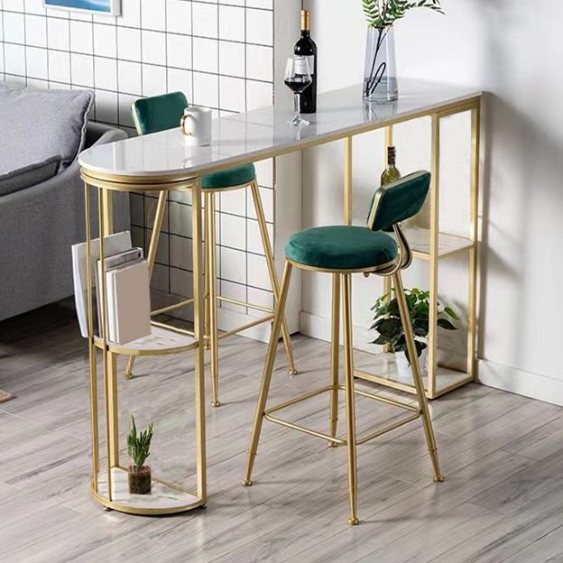 Modern Stone Bar Dining Table Specialty Bar Table for Small Places Clearhalo 'Bar Furniture' 'Bar Tables' 'bar_tables' 'furn' 'furn_bar_tables' 'Furniture' 'Kitchen & Dining Furniture' 1200x1200_85b0c827-1655-4bd9-9970-5b52932a36aa