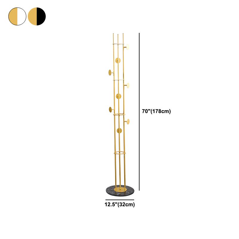 Ganci per appendiabiti per albero della sala ganci moderni in metallo poppa