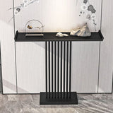 Mesa de acento de hierro de la consola moderna de 31.5 pulgadas de altura con estante
