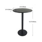 White Modern Style Round Table in Metal Milk Tea Shop Bar Table Clearhalo 'Bar Furniture' 'Bar Tables' 'bar_tables' 'furn' 'furn_bar_tables' 'Furniture' 'furniture_bar_tables' 'Kitchen & Dining Furniture' 1200x1200_85b4b654-8e52-43e6-9e91-c62fba56a53d