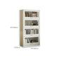 Bibliothèque en bois d'ingénierie moderne standard étagère blanche avec armoires