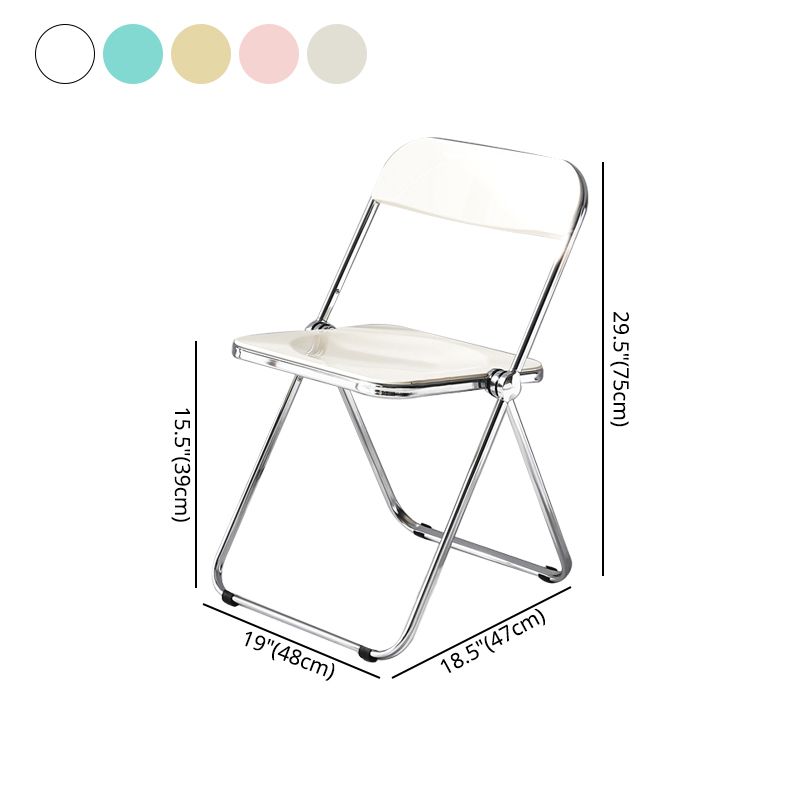 Industrial Style Plastic Dining Armless Chair Open Back Single Dining Side Chair Clearhalo ' kitchen&dining_furn' 'Dining Chairs' 'Dining Tables & Seating' 'dining_chair' 'furn' 'furn_dining_chair' 'Furniture' 'furniture_dining_chair' 'Kitchen & Dining Furniture' 'kitchen' 1200x1200_85b516af-6318-47eb-bcd4-9643c925635e