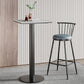 Ensemble de bar PCS 1/2/3/5 moderne avec table de pub carrée et tabourets métalliques pour la maison