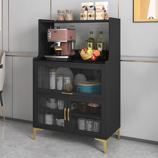 Server moderno in telaio in legno ingegnerizzato server con gambe dorate