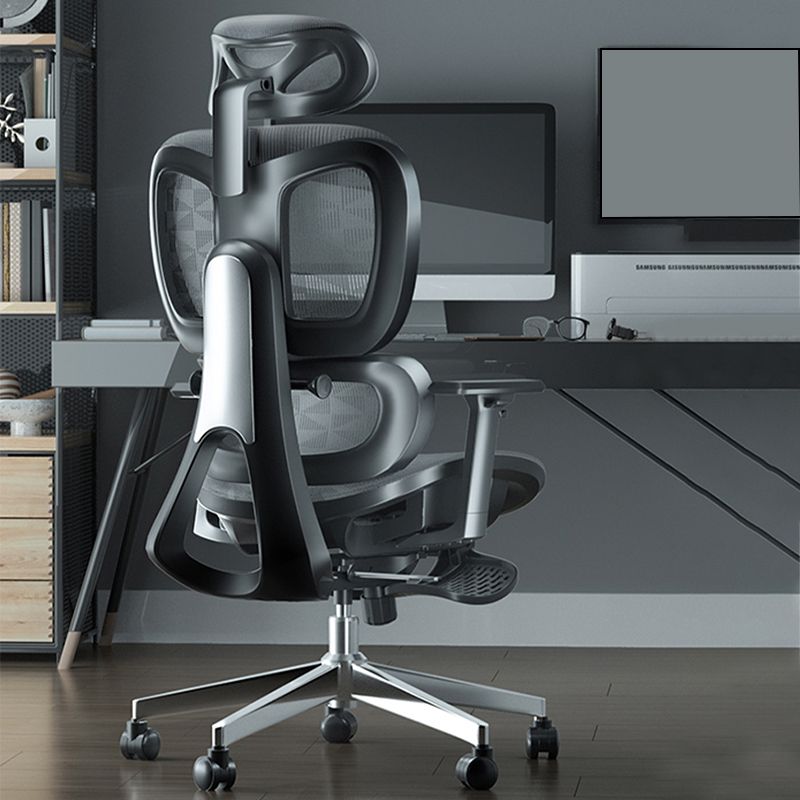 Modern Ergonomic Office Chair Adjustable Seat Height Desk Chair with Wheels Clearhalo 'furn' 'furn_office_chair' 'Furniture' 'Office Chairs' 'Office Furniture' 'office_chair' 1200x1200_85b809ea-4702-47b6-bd8a-526af3c15020