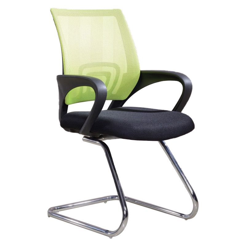Modern Fixed Arms Conference Chair Mesh-back Chair for Office Clearhalo 'furn' 'furn_office_chair' 'Furniture' 'Office Chairs' 'Office Furniture' 'office_chair' 1200x1200_85b8ee60-0d83-4662-b078-8704fefaac9d