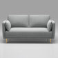 Square Arm Contemporary Settee Sofa Standard Velvet Settee Couch Clearhalo 'furn' 'furn_sofas' 'Furniture' 'Living Room Furniture' 'Sofa' 'sofas' 1200x1200_85b936d1-500a-4645-bca6-07c3b2a74b89